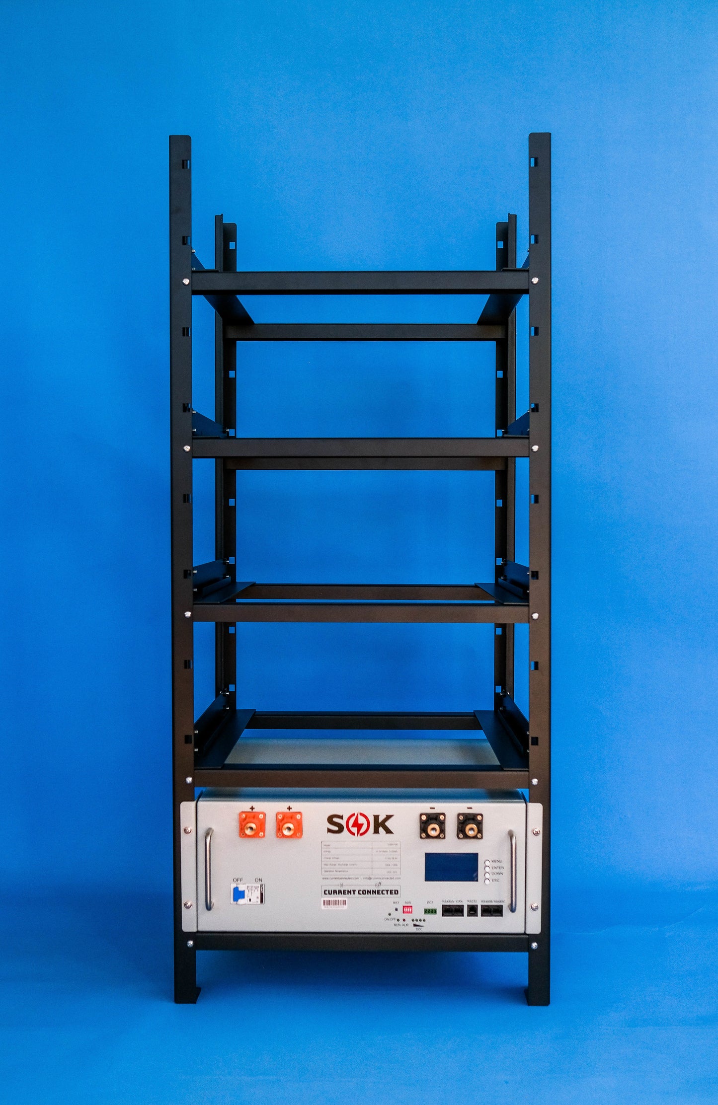 5 Slot Rack for SOK 48v100ah Server Rack Battery